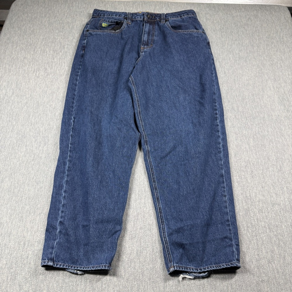 Empyre Jeans‎ Men 32 Blue Wide Leg Baggy Loose Fit Skateboarding Denim Classic